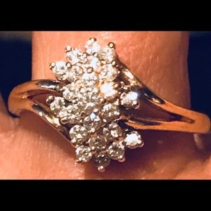 Ladies Brilliant 1/2 CTW Diamond Cocktail Ring